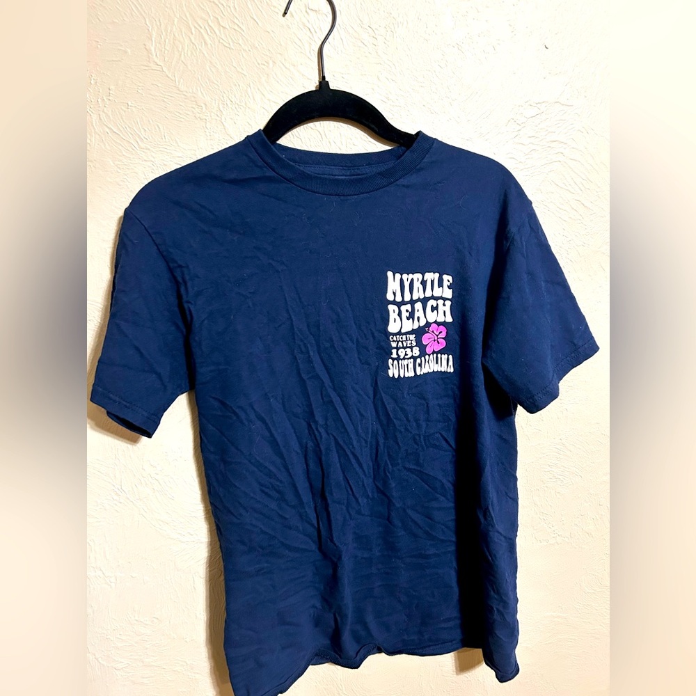 Myrtle Beach t-shirt, size S, navy blue